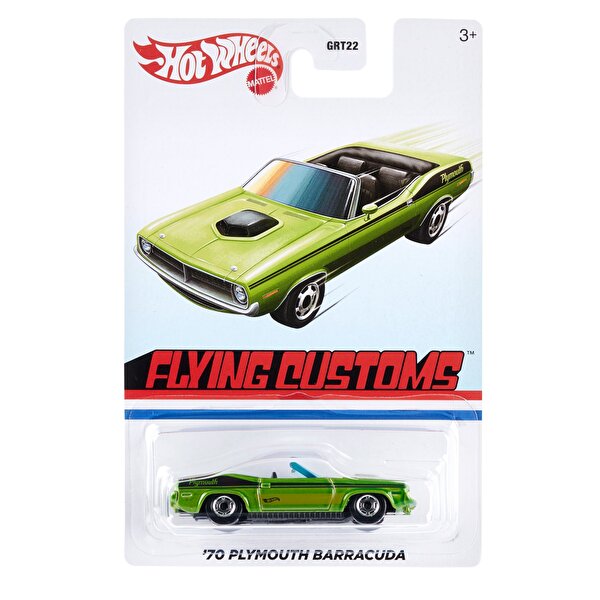 Hot Wheels Temalı Retro Arabalar 70' Plymouth Barracuda GRT34