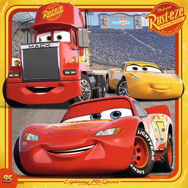Ravensburger Puzzle 3x49 Parça Walt Disney Cars 3