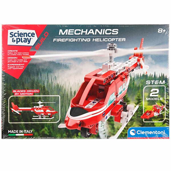 Clementoni Bilim ve Oyun: Mechanics Firefighting Helikopter