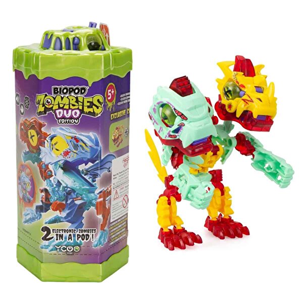 Sesli ve Işıklı Biopod Zombies Inmotion İkili Dinozor Robot
