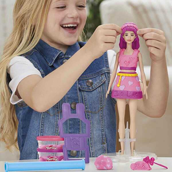 Play Doh Barbie Kalpler ve Saç Oyun Hamuru Seti G1357