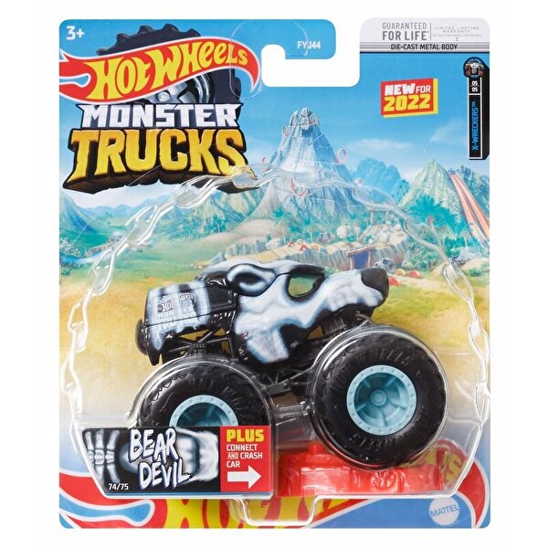 Hot Wheels Monster Trucks 1:64 Arabalar Bear Devil HCP66