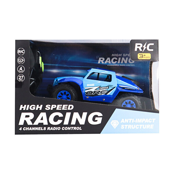 High Speed Racing Uzaktan Kumandalı  Mavi Araba 27 Mhz