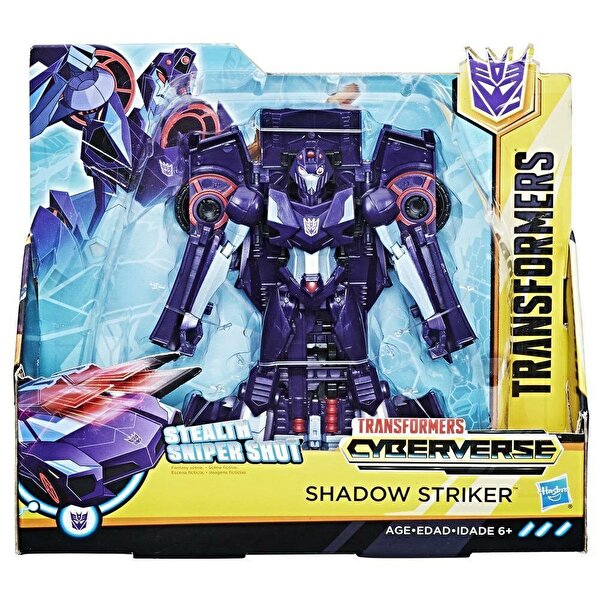 Transformers Cyberverse Büyük Figür Shadow Striker (E1910)