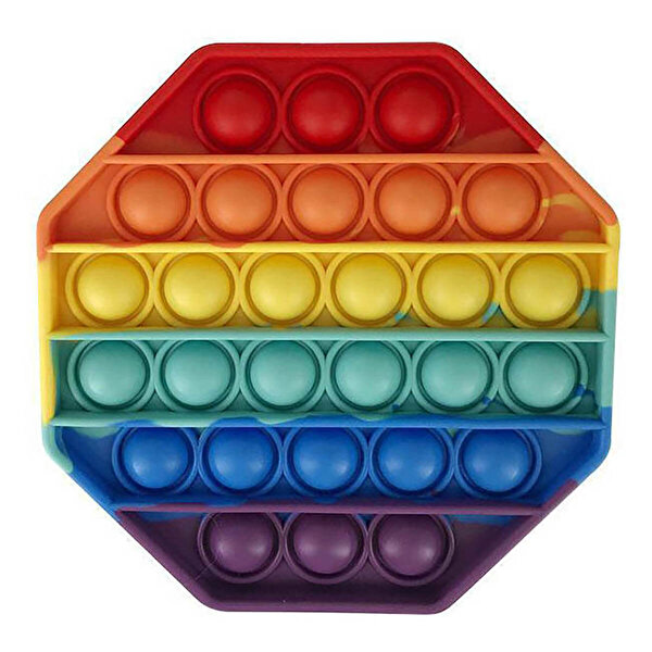 Pop It Game Sekizgen Gökkuşağı