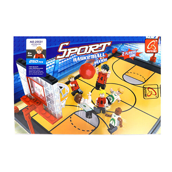 Ausini Sport Set Çift Pota Basketbol 25531