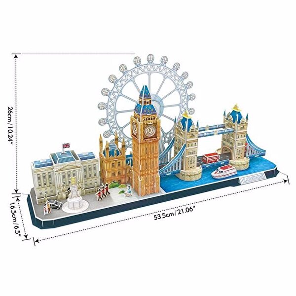 Cubic Fun London 107 Parça 3D Puzzle