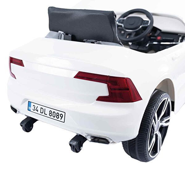 Dolu Grandex Uzaktan Kumandalı 12 Volt Beyaz Akülü Araba