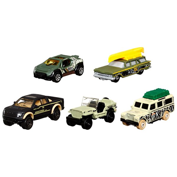 Matchbox Beşli Araba Seti City Adventure III HFH16