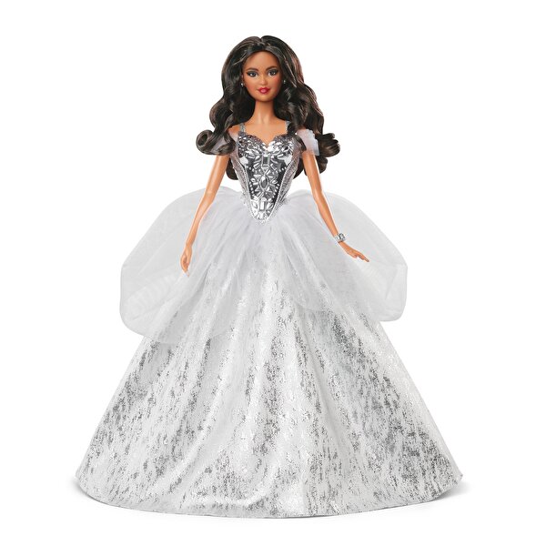 Barbie 2021 Mutlu Yıllar Bebeği Kumral GXL20