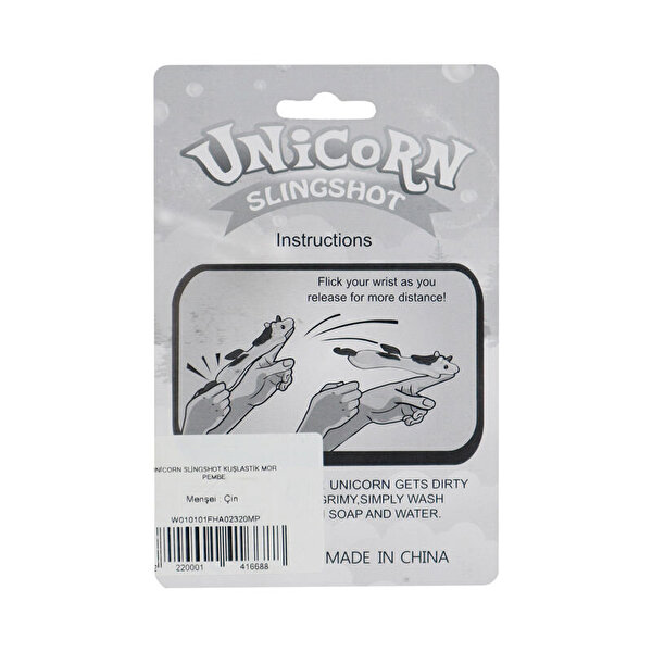 Unicorn Slingshot Kuşlastik Sapan Pembe