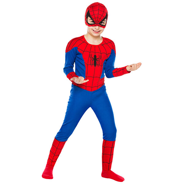 Spider Man Butik Kostüm 7-9 Yaş