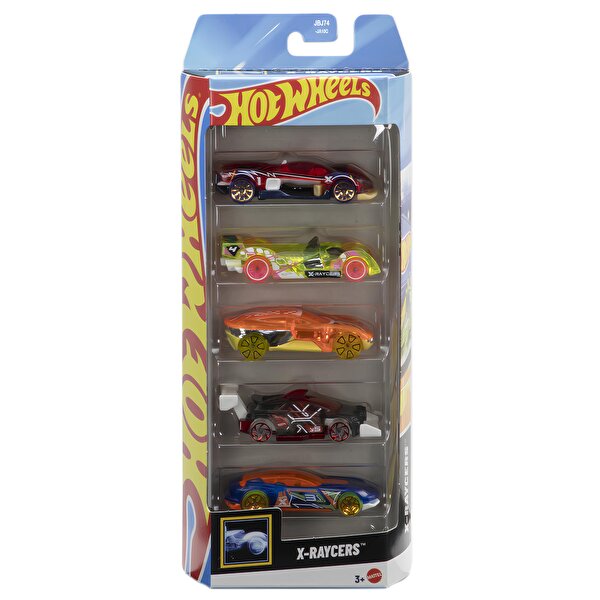 Hot Wheels Beşli Araba Seti X-Raycers JBJ74
