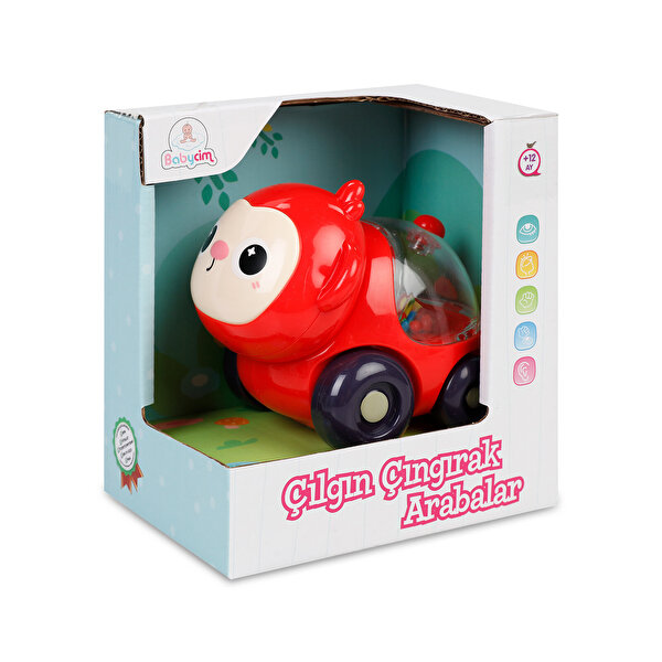 Babycim Çılgın Çıngırak Araba Maymun