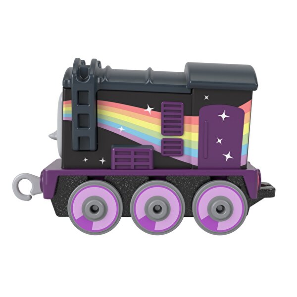 Thomas ve Arkadaşları Küçük Tekli Trenler (Sür Bırak) Gökkuşağı Boyalı Diesel HHN56