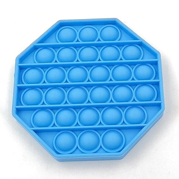 Push Bubble Sekizgen Mavi