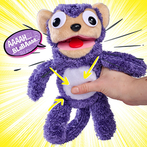 ScreamerZ Sesli Peluş Çılgın Maymun