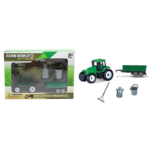 Çiftlik Dünyası Traktör Seti Yeşil
