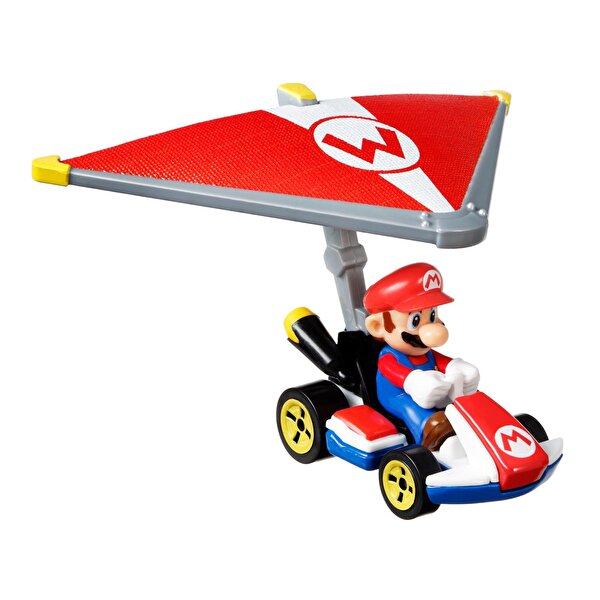 Hot Wheels Mario Kart Planörlü Araçlar Mario GVD31
