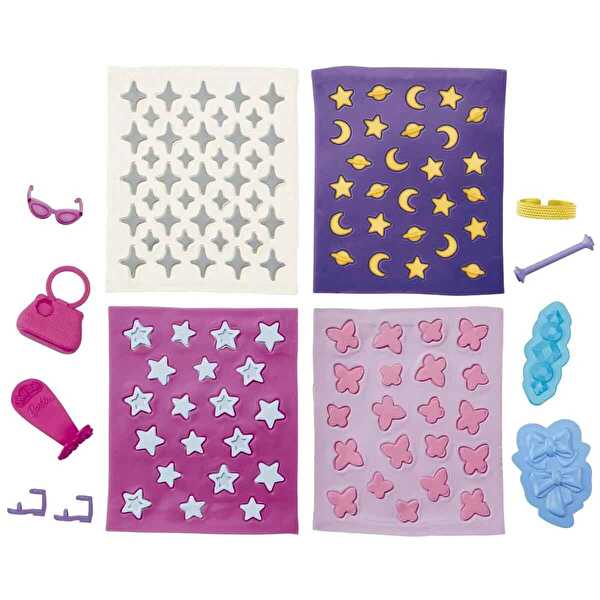 Play Doh Barbie Designer Desen Paketi Hamur Oyun Seti Sparkles & Gems G1364