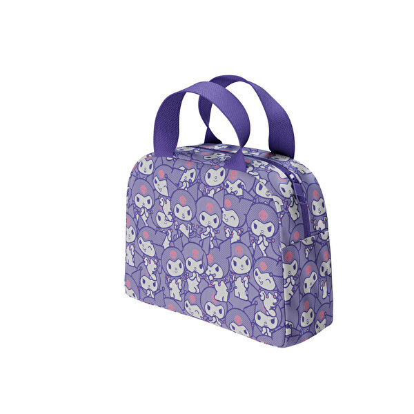 Kuromi Desenli Termal Beslenme Çantası Lila