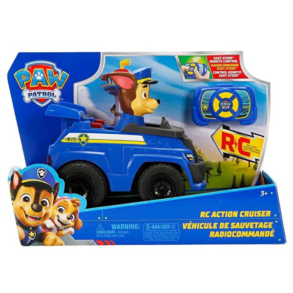 Paw Patrol Chase ve Işıklı Uzaktan Kumandalı Görev Aracı