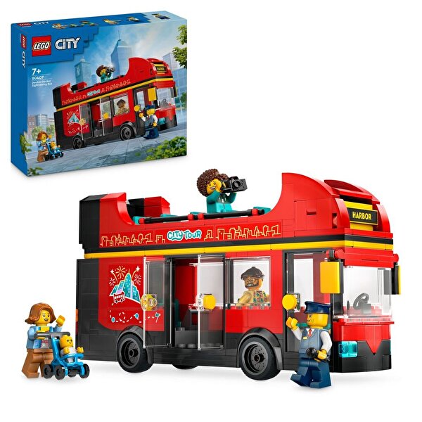 LEGO City Kırmızı İki Katlı Gezi Otobüsü 60407