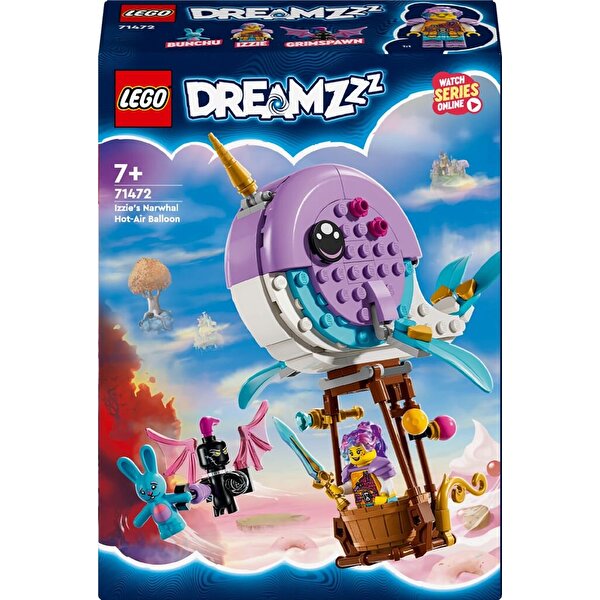LEGO DREAMZzz Izzie’nin Deniz Gergedanı Sıcak Hava Balonu 71472
