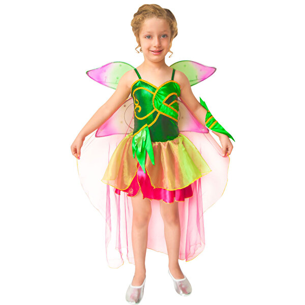 Winx Flora Kostüm 7-9 Yaş
