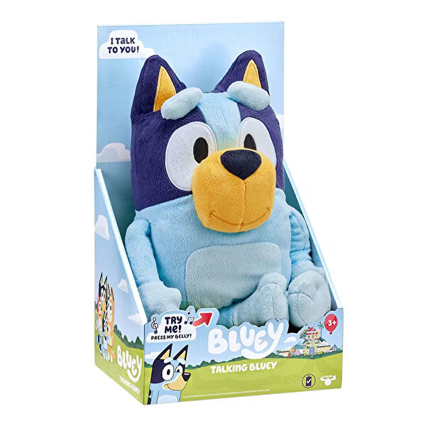 Bluey Türkçe Konuşan Pelüş Figür 35 Cm