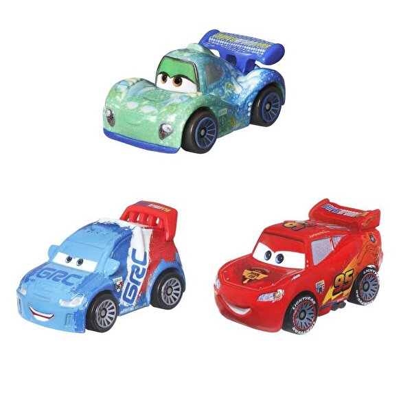 Cars Mini Karakter Arabalar Üçlü Paket HXY60
