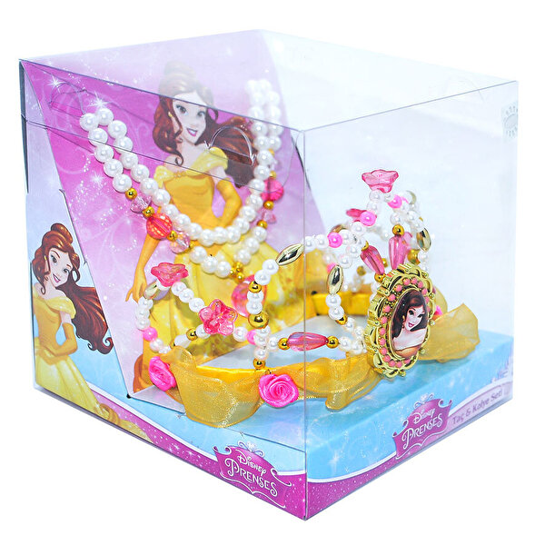 Disney Belle Taç & Kolye Seti