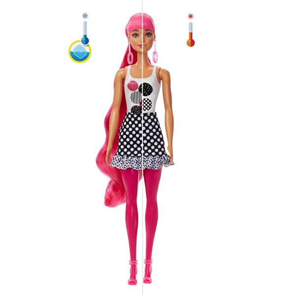 Barbie Color Reveal Renk Değiştiren Sürpriz Renk Bloklu Bebekler GWC56