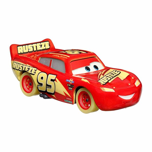 Cars Karanlıkta Parlayan Yarışçılar Tekli Karakter Araçlar Lightning Mcqueen HPG77