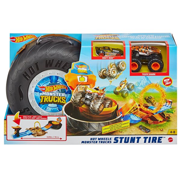 Hot Wheels Monster Trucks Akrobasi Tekerleği Oyun Seti GVK48