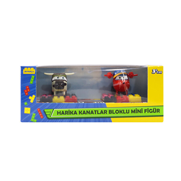 Harika Kanatlar Bloklu Mini Figür Bello ve Flip 2'li Set