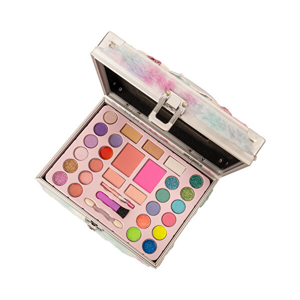 Lukky Kedili Peluş Makyaj Çantası