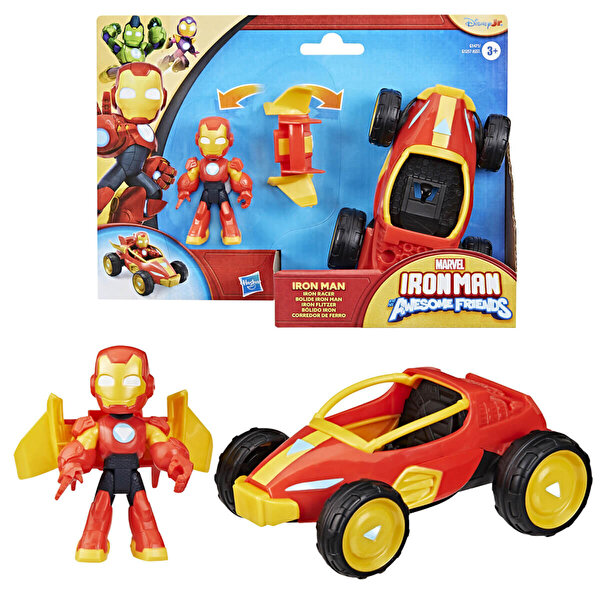 Marvel: Iron Man And His Awesome Friends Iron Man Yarış Aracı G1471