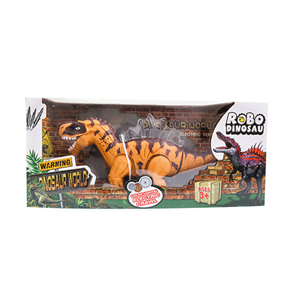 Işıklı Sesli Kahverengi Dinozor