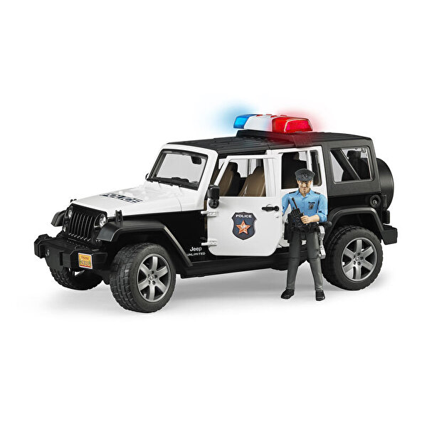 Bruder Jeep Wrangler U.R Polis Aracı Ve Memur - BR02526
