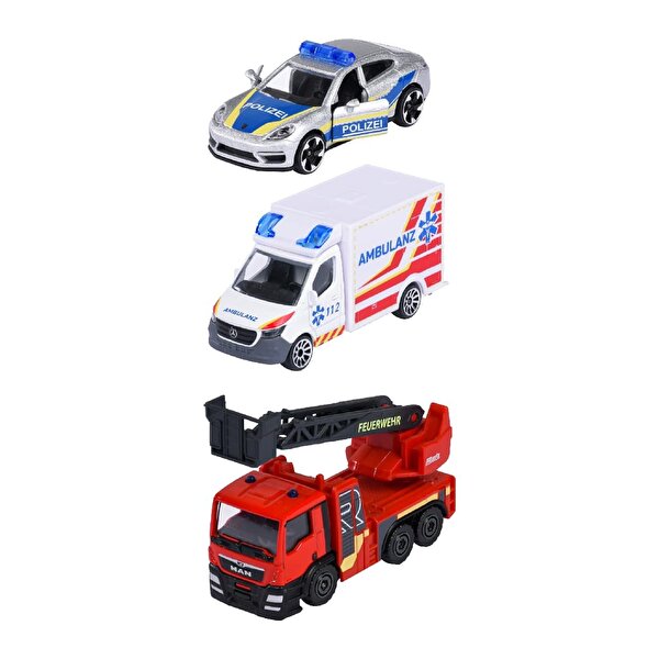 Majorette Rescue Serisi Set 1