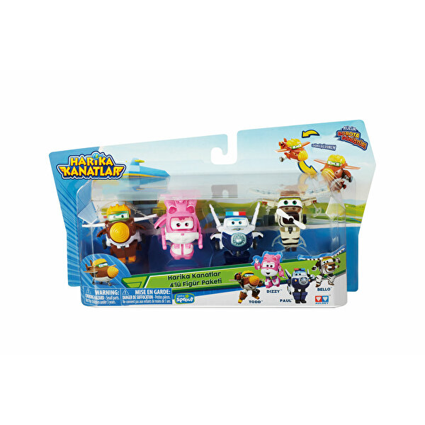 Harika Kanatlar 4´lü Mini Figür Seti ( Todd. Dizzy. Paul. Bello )
