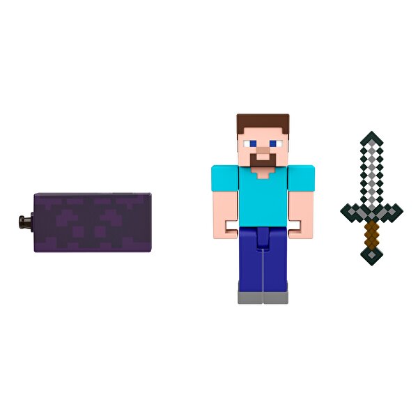 Minecraft Aksesuarlı Figürler Steve HFC27
