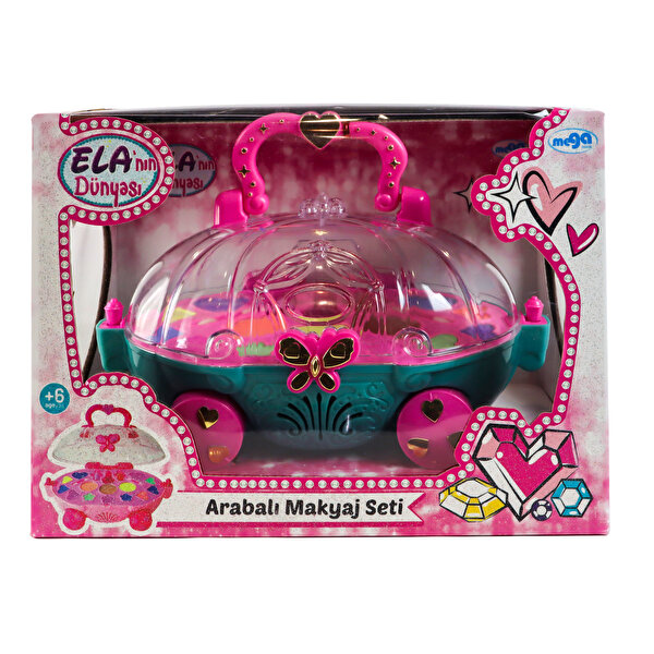 Ela'nın Dünyası Arabalı Makyaj Seti Mavi