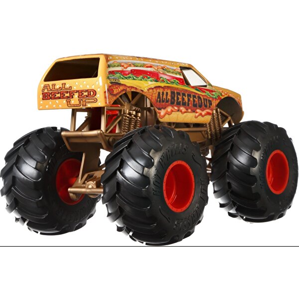 Hot Wheels Monster Trucks 1:24 Arabalar All Beefed Up GBV41