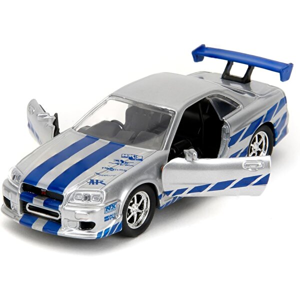 Jada Fast & Furi̇ous 1:32 Ölçekli Araba Brian's Nissan Skyline GT-R (R34)