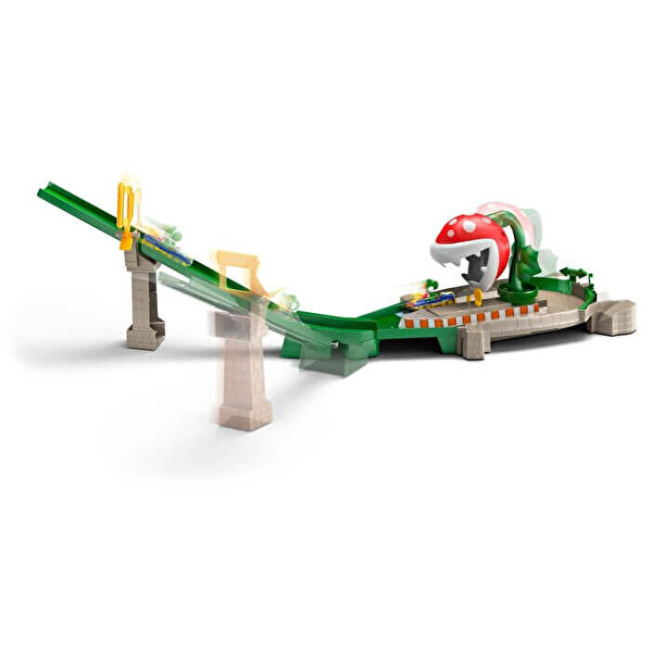 Hot Wheels Mario Kart Çılgın Yaratıklar Oyun Seti Piranha Plant Slide GFY47