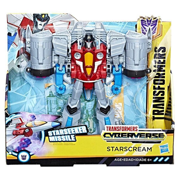 Transformers Cyberverse Büyük Figür Starscream (E1906)