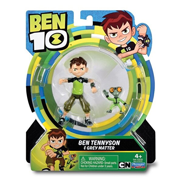 Ben 10 Aksiyon Figürler W14 Ben Tennyson ve Grey Matter