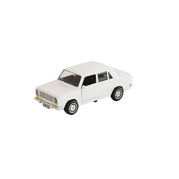 Sesli Işıklı Metal Çek Bırak Araba Murat 124 Beyaz